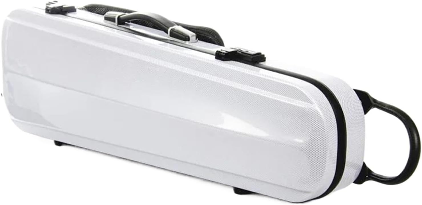 カーボンファイバー製バイオリンケース ホワイト　4/4サイズ VIOLIN CASE バイオリンケースサイズ 4/4 楽器 弦楽器 グラス